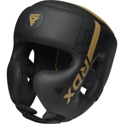 Боксерський шолом RDX F6 KARA Matte Golden XL (капа у комплекті) - 3 Боксерський шолом RDX F6 KARA Matte Golden XL (капа у комплекті) - 3 - Robinzon.ua