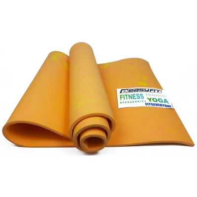 Килимок для йоги та фітнеса EasyFit PER Premium Mat 8 мм + Чохол помаранчевий - 2 Килимок для йоги та фітнеса EasyFit PER Premium Mat 8 мм + Чохол помаранчевий - 2 - Robinzon.ua