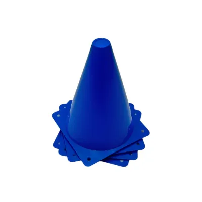 Конуси-фішки спортивні EasyFit 17 см (набір з 4 штук) сині - 2 Конуси-фішки спортивні EasyFit 17 см (набір з 4 штук) сині - 2 - Robinzon.ua