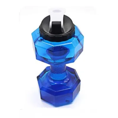 Фітнес пляшка для води у вигляді гантелі 2 в 1 RESTEQ. Спортивні пляшки, шейкер. Аквагантелі Сині - 1 Фітнес пляшка для води у вигляді гантелі 2 в 1 RESTEQ. Спортивні пляшки, шейкер. Аквагантелі Сині - 1 - Robinzon.ua