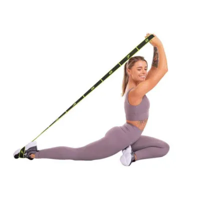 Еспандер стрічка EasyFit з петлями для тренувань зелений - 2 - Robinzon.ua