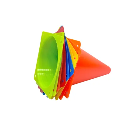 Конуси спортивні EasyFit 17 см (набір з 10 штук) різнокольорові - 2 Конуси спортивні EasyFit 17 см (набір з 10 штук) різнокольорові - 2 - Robinzon.ua