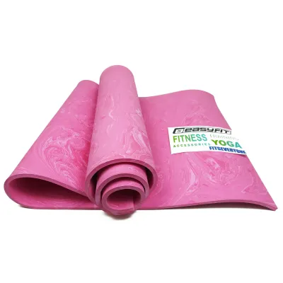 Коврик для йоги и фитнеса EasyFit PER Premium Mat 8 мм + Чехол розовый - 2 Коврик для йоги и фитнеса EasyFit PER Premium Mat 8 мм + Чехол розовый - 2 - Robinzon.ua