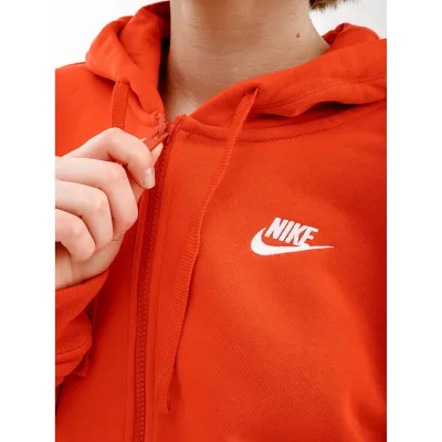 Жіноча Толстовка Nike CLUB HOODIE STD Червоний XS (7dDQ5471-657 XS) - 3 - Robinzon.ua