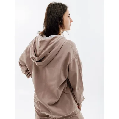 Жіноча Толстовка Nike W NSW JRSY OS FZ HOODIE Бежевий S (7dDM6415-272 S) - 4 Жіноча Толстовка Nike W NSW JRSY OS FZ HOODIE Бежевий S (7dDM6415-272 S) - 4 - Robinzon.ua