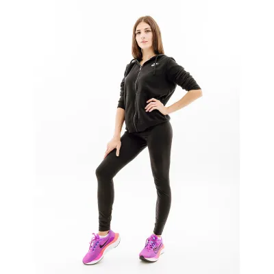 Женская Толстовка Nike CLUB FLC FZ HOODIE STD  Черный M (7dDQ5471-010 M) - 4 - Robinzon.ua