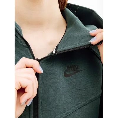 Жіноча Толстовка Nike NS TCH FLC WR FZ HD Зелений L (7dFB8338-328 L) - 3 - Robinzon.ua