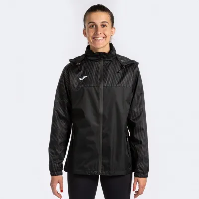 Женская ветровка Joma MONTREAL RAINCOAT черный M 901708.100 M - 2 - Robinzon.ua