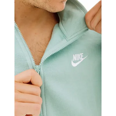 Мужская Кофта Nike CLUB BB HZ TOP Бирюзовый 2XL (7dDD4732-309 2XL) - 2 - Robinzon.ua