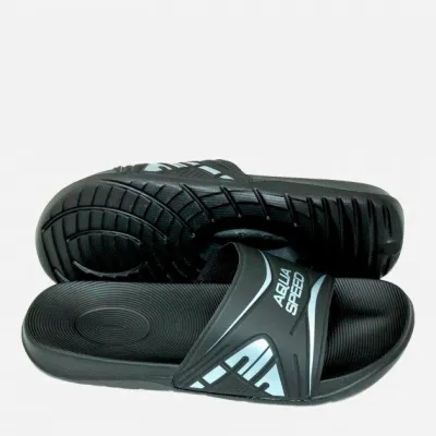 Шльопанці Aqua Speed DAKOTA 68111 чорний, сріблястий 46 розмір 516-07 46 - 2 Шльопанці Aqua Speed DAKOTA 68111 чорний, сріблястий 46 розмір 516-07 46 - 2 - Robinzon.ua