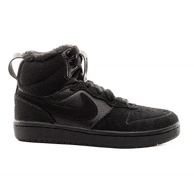 Дитячі Кросівки Nike COURT BOROUGH MID 2 BOOT PS Чорний 28 (7dCQ4026-001 28) - 4 - Robinzon.ua