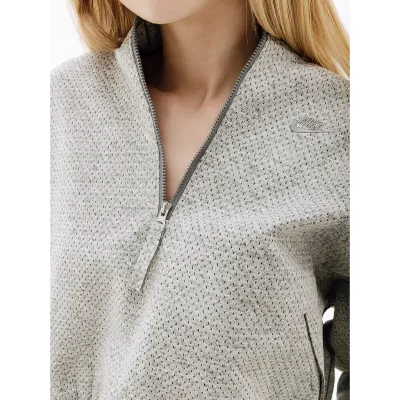 Жіночий Реглан Nike W NSW TP TFADV QZ NKFWD Сірий L (7dDQ6999-077 L) - 2 - Robinzon.ua