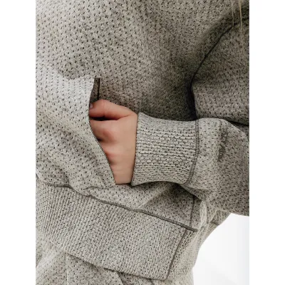 Жіночий Реглан Nike W NSW TP TFADV QZ NKFWD Сірий L (7dDQ6999-077 L) - 3 - Robinzon.ua