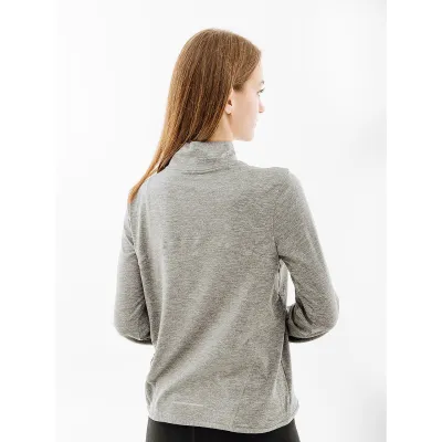 Женская Кофта Nike SWIFT TOP Серый L (7dFB4316-084 L) - 2 - Robinzon.ua