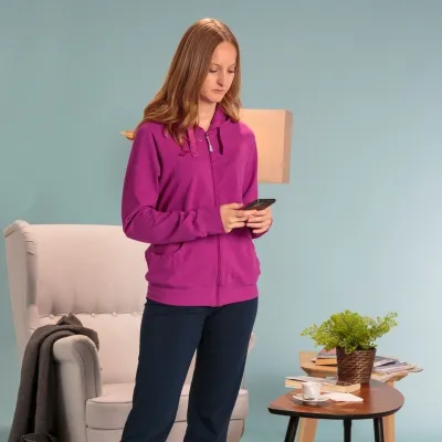 Жіноча спортивна кофта Joma CORINTO HOODIE JACKET фіолетовий XS 901134.500 XS - 2 - Robinzon.ua