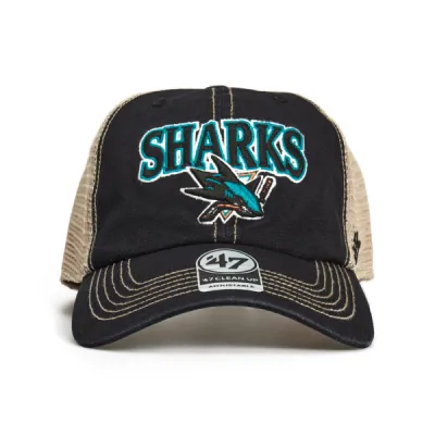 Кепка-тракер 47 Brand SAN JOSE SHARKS One Size Black/Sand/Turquoise/White H-TSCLA22LAP-VB - 1 - Robinzon.ua