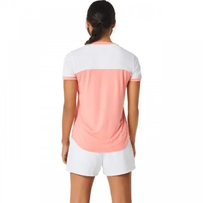 Женская Футболка Asics COURT SS TOP Коралловый XS (2042A262-701 XS) - 1 - Robinzon.ua