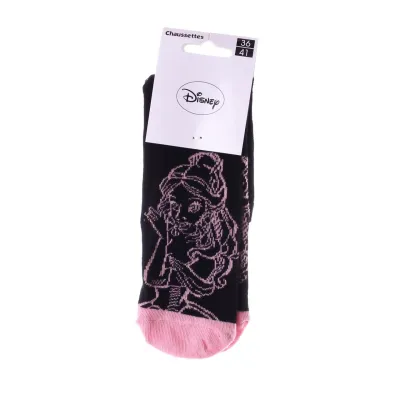 Шкарпетки Disney Princess Belle 1-pack 36-41 black/pink 13892320-5 - 1 Шкарпетки Disney Princess Belle 1-pack 36-41 black/pink 13892320-5 - 1 - Robinzon.ua