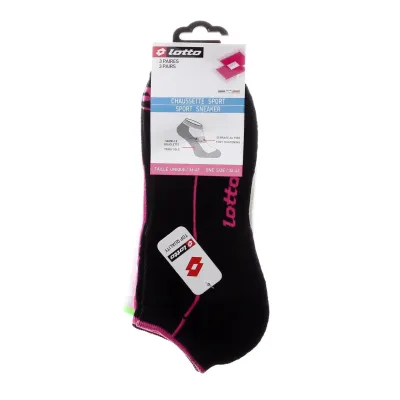 Шкарпетки Lotto 3-pack 36-41 black/pink/white 13511014-1 - 1 Шкарпетки Lotto 3-pack 36-41 black/pink/white 13511014-1 - 1 - Robinzon.ua