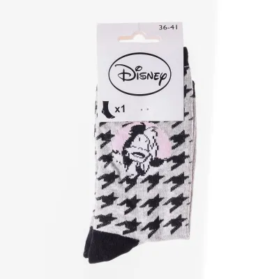 Шкарпетки Disney Vilaines Cruella  Pied De Poule 1-pack 36-41 gray 13890552-3 - 1 - Robinzon.ua