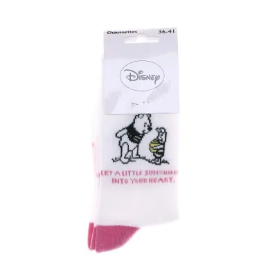 Шкарпетки Disney Winnie L Ourson Winnie  Porcinet 1-pack 36-41 gray/pink 13896420-6 - 1 - Robinzon.ua