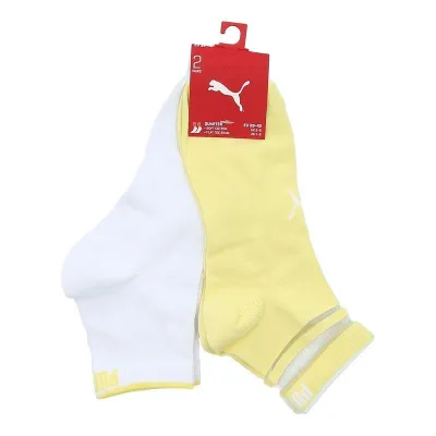 Шкарпетки Puma Women's Short Structure 2-pack 39-42 white/yellow 103002001-013 - 1 - Robinzon.ua