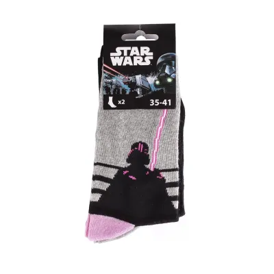Шкарпетки Star Wars Star Wars Star Wars 2P 1-pack 35-41 black 13896920-2 - 1 Шкарпетки Star Wars Star Wars Star Wars 2P 1-pack 35-41 black 13896920-2 - 1 - Robinzon.ua