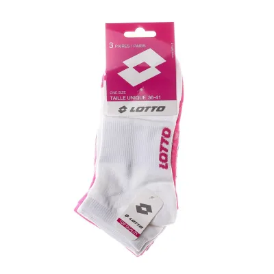 Шкарпетки Lotto 3-pack 36-41 white/gray/pink 19510414-1 - 1 Шкарпетки Lotto 3-pack 36-41 white/gray/pink 19510414-1 - 1 - Robinzon.ua