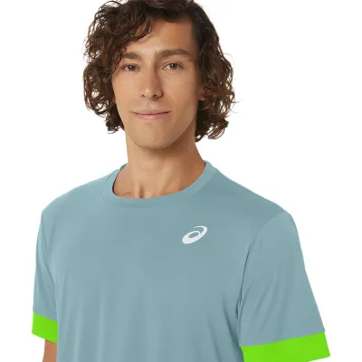 Мужская Футболка Asics COURT SS TOP Голубой M (2041A255-401 M) - 3 Мужская Футболка Asics COURT SS TOP Голубой M (2041A255-401 M) - 3 - Robinzon.ua