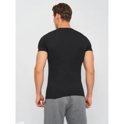 Футболка Kappa T-shirt Mezza Manica Girocollo черный XL Муж K1306 Nero-XL - 1 - Robinzon.ua