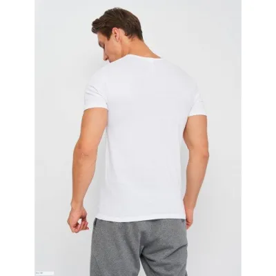Футболка Kappa T-shirt Mezza Manica Scollo V белый Муж 2XL K1315 Bianco 2XL - 1 Футболка Kappa T-shirt Mezza Manica Scollo V белый Муж 2XL K1315 Bianco 2XL - 1 - Robinzon.ua