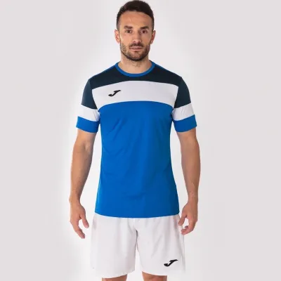 Футболка Joma CREW IV T-SHIRT ROYAL-DARK NAVY S/S блакитний M 101534.703 M - 1 - Robinzon.ua