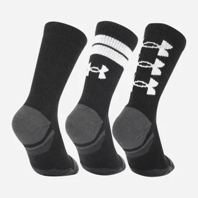 Шкарпетки UA Perf Tech Nov 3pk Crew Чорний Уні L (1379515-002 L) - 1 - Robinzon.ua