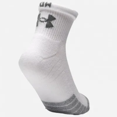 Шкарпетки UA Heatgear Quarter 3pk Білий 3 пари Уні L (1353262-100) - 3 - Robinzon.ua
