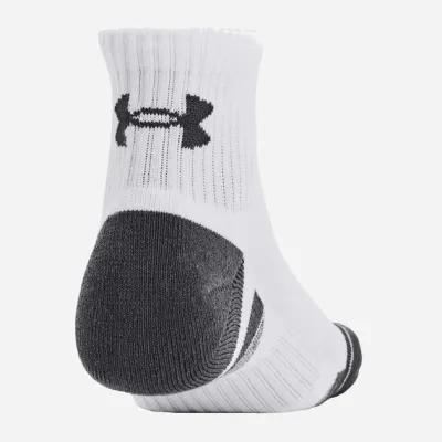 Шкарпетки UA Performance Cotton 3p Qtr Білий Уні XL (1379528-100 XL) - 3 Шкарпетки UA Performance Cotton 3p Qtr Білий Уні XL (1379528-100 XL) - 3 - Robinzon.ua