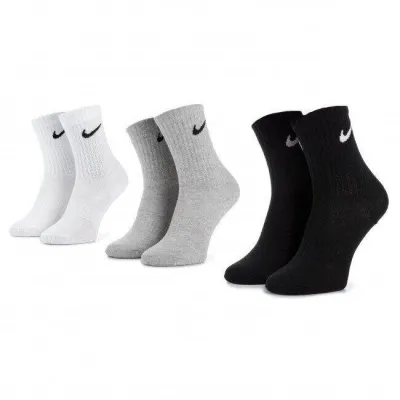 Шкарпетки Nike Everyday Lightweight Crew 3-pack 46-50 black/gray/white SX7676-901 - 3 Шкарпетки Nike Everyday Lightweight Crew 3-pack 46-50 black/gray/white SX7676-901 - 3 - Robinzon.ua