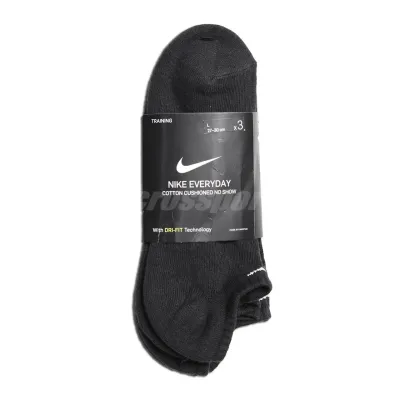 Носки Nike Everyday Cushion No Show 3-pack 34-38 black SX7673-010 - 6 Носки Nike Everyday Cushion No Show 3-pack 34-38 black SX7673-010 - 6 - Robinzon.ua