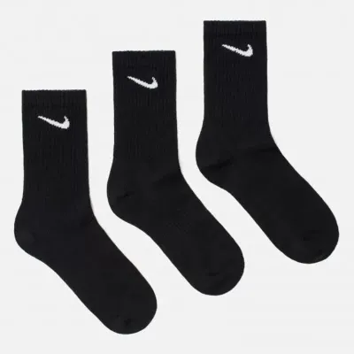 Шкарпетки Nike Everyday Lightweight Crew 3-pack 38-42 black SX7676-010 - 2 Шкарпетки Nike Everyday Lightweight Crew 3-pack 38-42 black SX7676-010 - 2 - Robinzon.ua