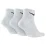 Шкарпетки Nike Value Cush Ankle 3-pack 42-46 white SX4926-101 - 1 - Robinzon.ua
