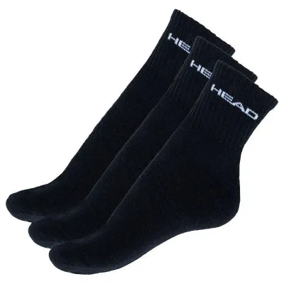 Шкарпетки Head Short Crew Unisex 3-pack 35-38 black 771026001-200 - 1 - Robinzon.ua