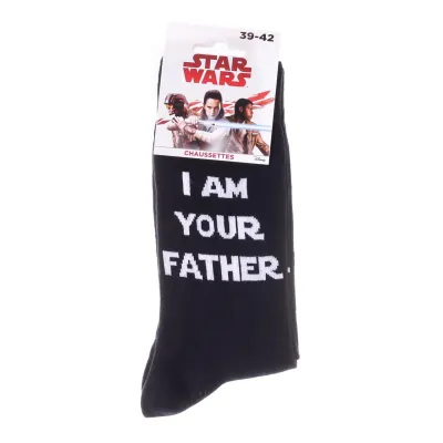 Шкарпетки Star Wars I Am Your Father 1-pack 39-42 black 93154262-1 - 1 - Robinzon.ua