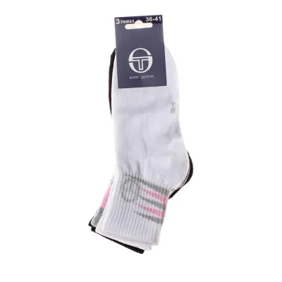 Шкарпетки Sergio Tacchini 3-pack 36-41 white/gray/black 13891762-1 - 1 - Robinzon.ua