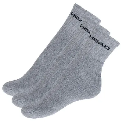 Шкарпетки Head Short Crew Unisex 3-pack 35-38 gray 771026001-400 - 1 - Robinzon.ua