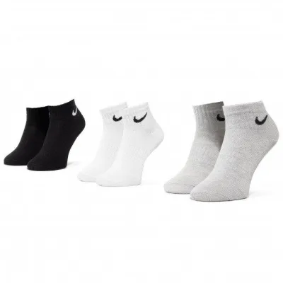 Носки Nike Everyday Lightweight Ankle 3-pack 46-50 black/gray/white SX7677-901 - 1 - Robinzon.ua