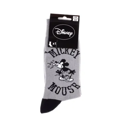 Шкарпетки Disney Mickey Mickey Mouse Character 1-pack 39-42 gray 93154962-3 - 1 Шкарпетки Disney Mickey Mickey Mouse Character 1-pack 39-42 gray 93154962-3 - 1 - Robinzon.ua
