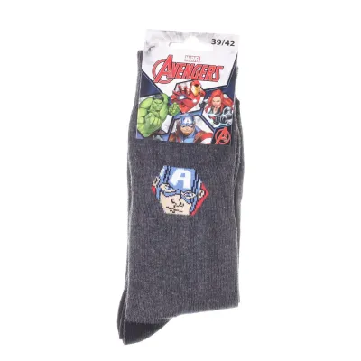 Носки Marvel Captain America 1-pack 39-42 anthracite 93152262-6 - 1 - Robinzon.ua