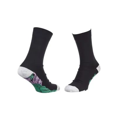 Шкарпетки Marvel Avengers Hulk 1-pack 39-42 black 93154862-1 - 1 Шкарпетки Marvel Avengers Hulk 1-pack 39-42 black 93154862-1 - 1 - Robinzon.ua