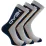 Носки Head Performance Crew 3-pack 35-38 gray/blue 781011001-870 - 1 - Robinzon.ua