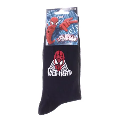 Шкарпетки Marvel Spider-Man Web Head 1-pack 39-42 black 93152362-6 - 1 Шкарпетки Marvel Spider-Man Web Head 1-pack 39-42 black 93152362-6 - 1 - Robinzon.ua