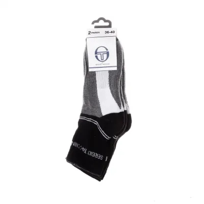Шкарпетки Sergio Tacchini 2-pack 36-40 black/gray/white 13150661-3 - 1 Шкарпетки Sergio Tacchini 2-pack 36-40 black/gray/white 13150661-3 - 1 - Robinzon.ua
